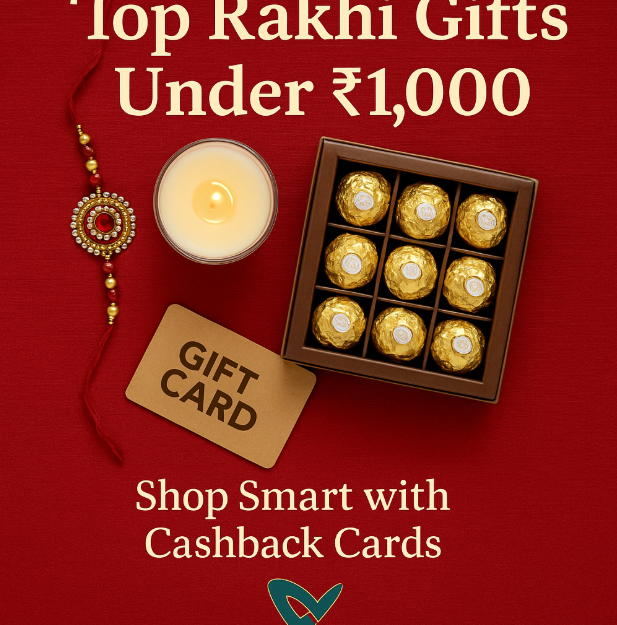 Top 10 Raksha Bandhan 2025 Gift Ideas Under ₹1,000 – With Cashback Credit Cards from Vizzve